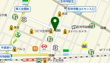 グローバル治療院 吉祥寺駅北口の地図画像