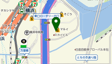 グローバル治療院 横浜スカイビルの地図画像