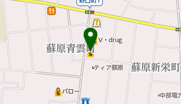ゲオ 蘇原店の地図画像