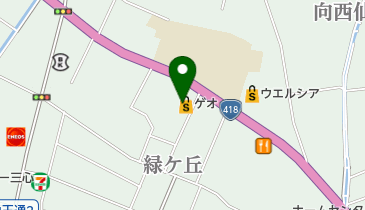 ゲオ 関緑ケ丘店の地図画像