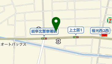 セカンドストリート岐阜長良店の地図画像