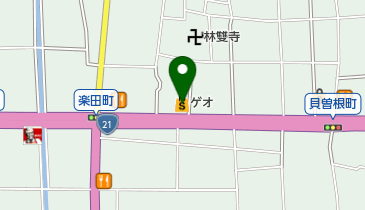 ゲオ 大垣バイパス店の地図画像