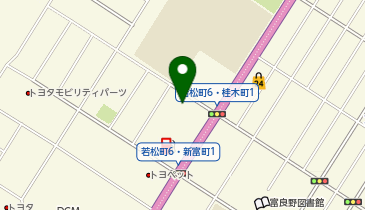 ゲオ 富良野店の地図画像