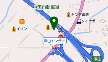 ゲオ 津山インター店の地図画像