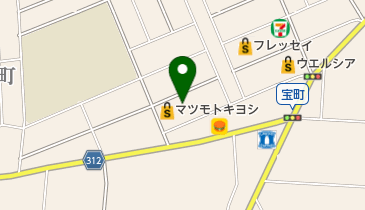 ゲオ 太田宝町店の地図画像