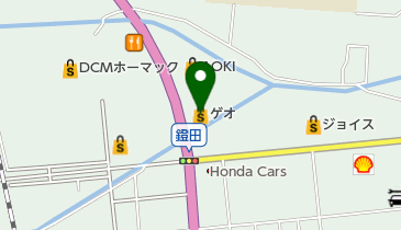 ゲオ 奥州水沢佐倉河店の地図画像