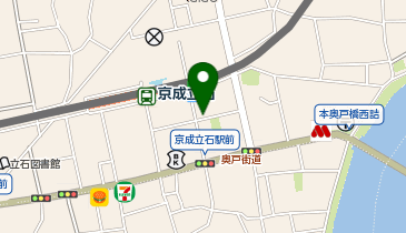 ゲオ 立石店の地図画像