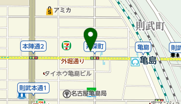 ゲオ 名古屋亀島店の地図画像