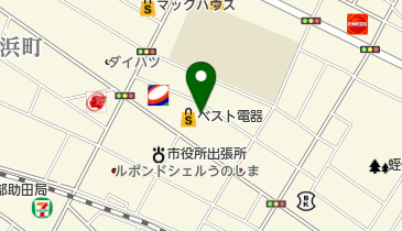 ゲオ 宇部小松原店の地図画像