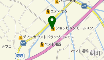 ゲオ 宗像野坂店の地図画像