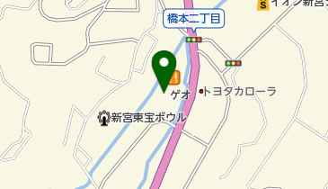 ゲオ 新宮店の地図画像