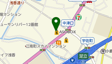 ゲオ 北九州中津口店の地図画像