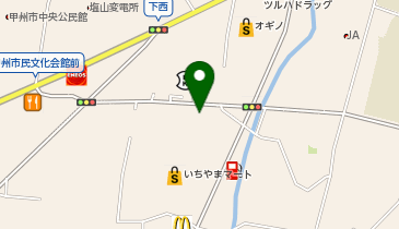 ゲオ 塩山店の地図画像