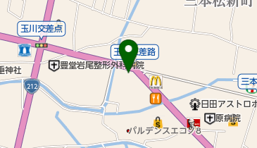 ゲオ 日田店の地図画像