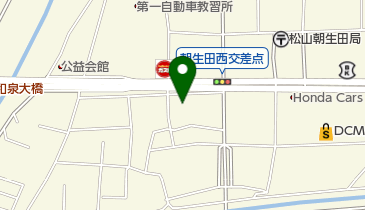 ゲオ 松山朝生田店の地図画像