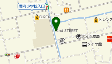 ゲオ 大分古国府店の地図画像