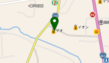 ゲオ 高萩店の地図画像