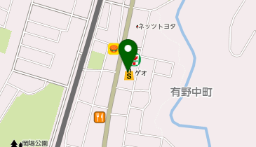 ゲオ 神戸有野店の地図画像