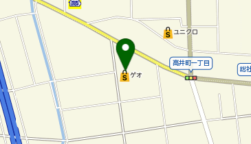 ゲオ 前橋高井店の地図画像