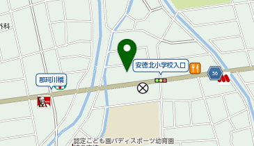 ゲオ 那珂川いちょう通り店の地図画像