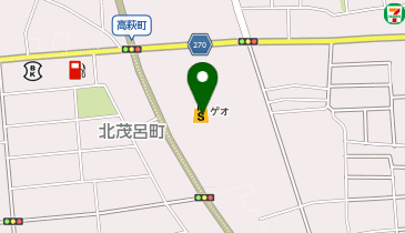 ゲオ 佐野高萩店の地図画像