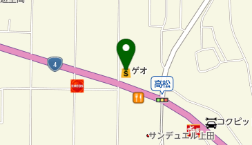 ゲオ 盛岡高松店の地図画像