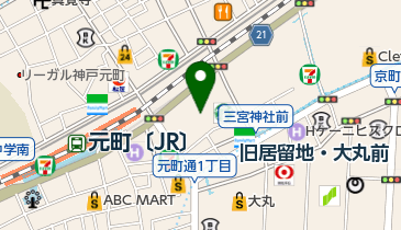 ゲオ モバイル神戸三宮店の地図画像