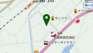 HARUYAプラスゲオ長門店の地図画像
