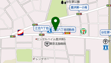 ゲオ 鹿浜店の地図画像