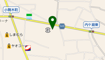 ゲオ 内ケ島店の地図画像