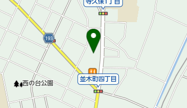 ゲオ 並木店の地図画像