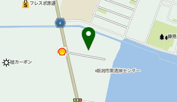 ゲオ 新潟赤道店の地図画像