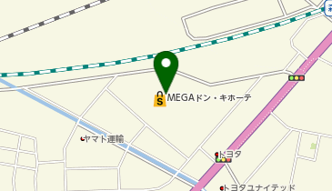 ゲオ モバイルMEGAドン・キホーテ浜松可美店の地図画像