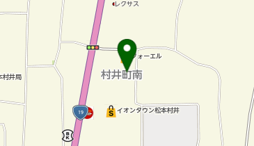 ゲオ イオンタウン松本村井店の地図画像