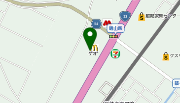 ゲオ 鈴鹿磯山店の地図画像