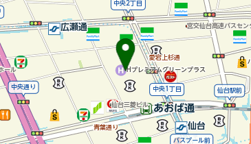 ゲオ モバイル仙台クリスロード店の地図画像
