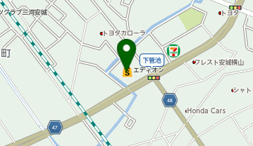 ゲオ モバイルエディオン安城店の地図画像