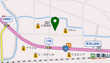 ゲオ モバイルエディオン津山本店の地図画像