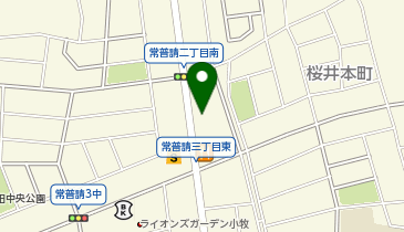 ゲオ 小牧常普請店の地図画像