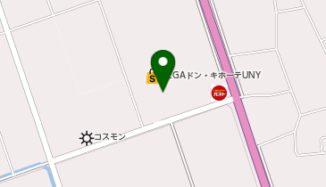 ゲオ モバイルMEGAドン・キホーテUNY伊勢崎東店の地図画像