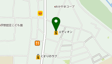 ゲオ モバイルエディオン東川原店の地図画像