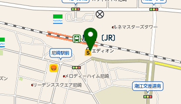 ゲオ モバイルエディオンJR尼崎駅店の地図画像