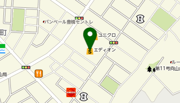 ゲオ モバイルエディオン豊橋店の地図画像