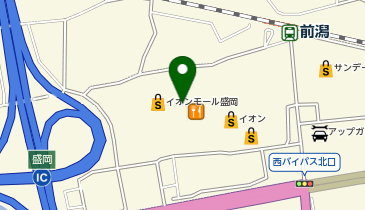 ゲオ モバイルイオンモール盛岡店の地図画像