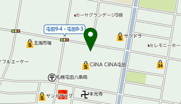ゲオ モバイルCiiNACiiNA屯田店の地図画像