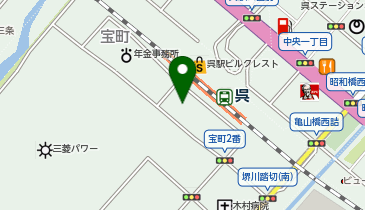 ゲオ モバイル呉レクレ店の地図画像
