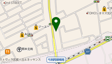 スシロー 光の森店の地図画像