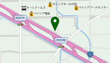 スシロー 行田店の地図画像