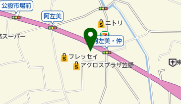 スシロー アクロスプラザ笠懸店の地図画像