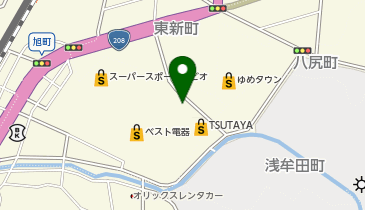 スシロー 大牟田店の地図画像